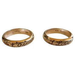 Yves Saint Laurent Je T'aime En Argent Massif 925 Argenté