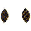 Yves Saint Laurent Boucles D’oreilles CLIP YSL Bleu 1 Yves Saint Laurent Boucles D’oreilles CLIP YSL Bleu -Yves Saint Laurent boucles doreilles clip ysl yves saint laurent metal bleu