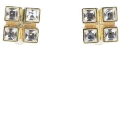 Yves Saint Laurent Boucles D'oreilles Argenté