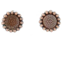 Boucles D'oreilles Yves Saint Laurent Rouge Cuivre