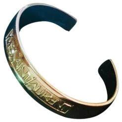 Bracelet Jonc Argent Massif Yves Saint Laurent Argenté