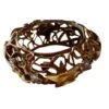 Yves Saint Laurent Bracelet Rigide Doré -Yves Saint Laurent bracelet rigide yves saint laurent metal dore