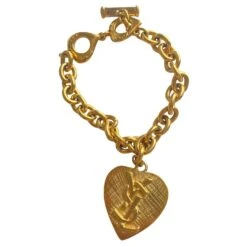 Yves Saint Laurent Bracelet Bijouterie Dorée