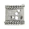 Yves Saint Laurent Warrior Cuff Argenté -Yves Saint Laurent bracelets warrior cuff yves saint laurent metal argente