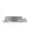 Yves Saint Laurent Gourmette Triple Chaîne "Artiste" Argenté -Yves Saint Laurent bracelets yves saint laurent gourmette triple chaine artiste argent argente