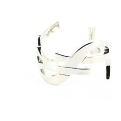 Yves Saint Laurent Opyum Manchette En Métal Argenté