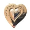 Broche Coeur Yves Saint Laurent Doré -Yves Saint Laurent broche coeur yves saint laurent metal dore