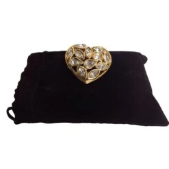 Broche Yves Saint Laurent Doré