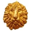 Broche Yves Saint Laurent Tête De Lion Doré -Yves Saint Laurent broche yves saint laurent tete de lion metal dore