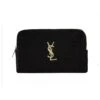 Yves Saint Laurent Pochette De Trousse De Maquillage YSL Noir -Yves Saint Laurent cadeaux vip pochette de trousse de maquillage ysl yves saint laurent velours noir
