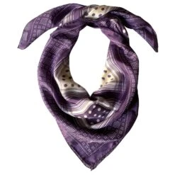 Yves Saint Laurent Foulard En Soie Vintage Violet