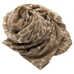 Yves Saint Laurent Grande écharpe à Imprimé Léopard