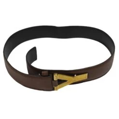 Yves Saint Laurent Ceinture Y Marron