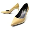 CHAUSSURES YVES SAINT LAURENT ESCARPINS 375368 36.5 CUIR VERNIS BEIGE SHOES -Yves Saint Laurent chaussures yves saint laurent escarpins 375368 365 cuir vernis beige shoes