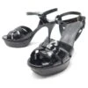 CHAUSSURES YVES SAINT LAURENT SANDALES TRIBUTE 193099 CUIR NOIR 37.5 SHOES