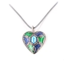 Collier Coeur Yves Saint Laurent Argenté