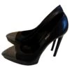 Yves Saint Laurent Escarpin Noir -Yves Saint Laurent escarpin yves saint laurent cuir noir