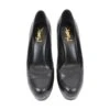 Yves Saint Laurent Escarpins En Cuir Noir -Yves Saint Laurent escarpins en cuir noir yves saint laurent