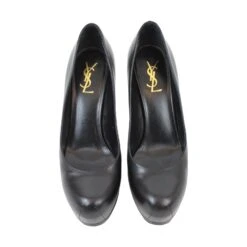 Yves Saint Laurent Escarpins En Cuir Noir