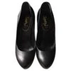 Yves Saint Laurent Maryna Pump Noir -Yves Saint Laurent escarpins maryna pump yves saint laurent cuir noir