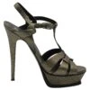 Yves Saint Laurent Escarpins Métalliques Tribute En étain Gris -Yves Saint Laurent escarpins metalliques tribute en etain yves saint laurent cuir gris
