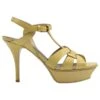 Yves Saint Laurent Sandales Tribute Stiletto Beiges Chair -Yves Saint Laurent escarpins sandales tribute stiletto beiges yves saint laurent cuir chair
