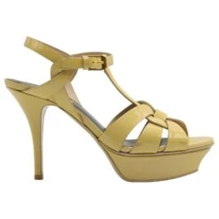 Yves Saint Laurent Sandales Tribute Stiletto Beiges Chair