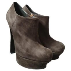 Yves Saint Laurent Talons Vert Foncé