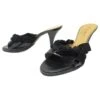 VINTAGE CHAUSSURES MULES YVES SAINT LAURENT 18962608 38 PUMPS SHOES Noir -Yves Saint Laurent escarpins vintage chaussures mules yves saint laurent 18962608 38 pumps shoes cuir noir