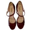 Yves Saint Laurent Escarpins Bordeaux 2 Yves Saint Laurent Escarpins Bordeaux -Yves Saint Laurent escarpins yves saint laurent cuir vernis bordeaux