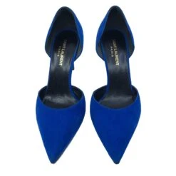 Yves Saint Laurent Escarpins Bleu