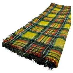 Yves Saint Laurent Grand Carre Check Ocre Lame Yves-Saint-Laurent Multicolore