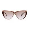 Yves Saint Laurent Lunettes De Soleil Yeux De Chat Vintage 8704 PO 74 50/20 125MM Marron -Yves Saint Laurent lunettes de soleil yeux de chat vintage 8704 po 74 5020 125mm yves saint laurent plastique marron
