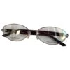 Yves Saint Laurent Montures En Titane Violet Foncé YSL -Yves Saint Laurent lunettes montures en titane violet fonce ysl yves saint laurent metal