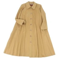 Manteau Balmacaan Yves Saint Laurent Beige