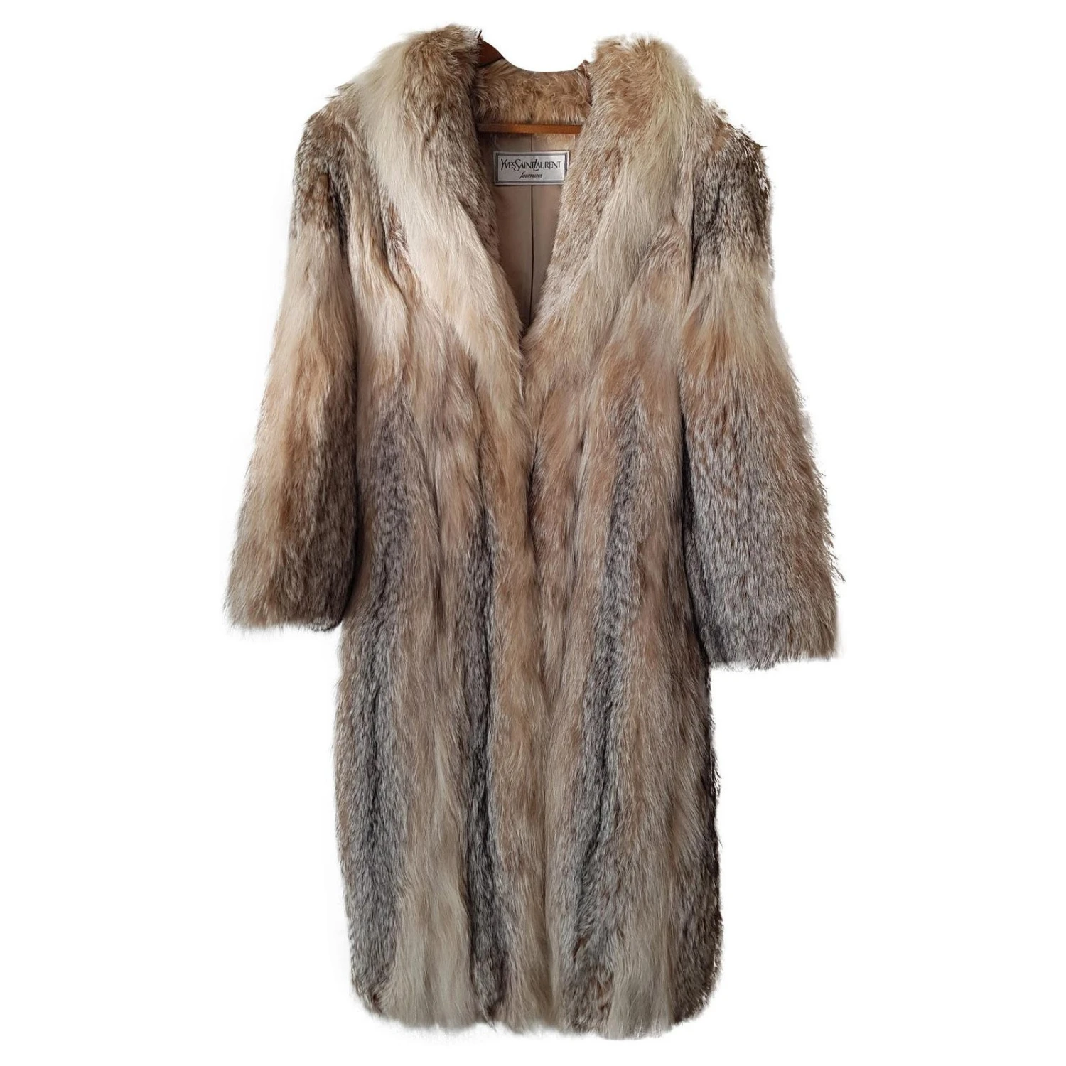 Manteau Lynx Yves Saint Laurent. Crème 3 Manteau Lynx Yves Saint Laurent. Crème