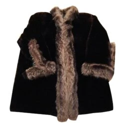Yves Saint Laurent Manteau Marron