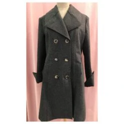 Manteau Yves Saint Laurent Gris