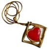 Yves Saint Laurent Pendentifs Rouge -Yves Saint Laurent pendentifs yves saint laurent ceramique rouge