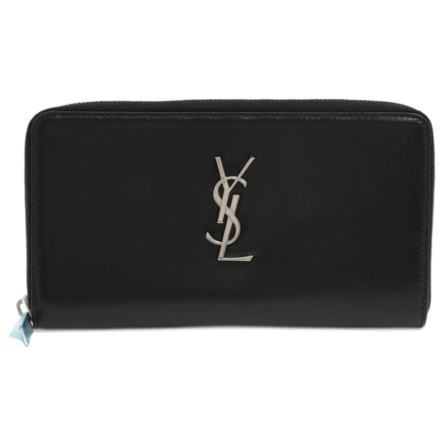 Yves Saint Laurent Portefeuille Zip Rond Paris Cuir Noir 3 Yves Saint Laurent Portefeuille Zip Rond Paris Cuir Noir