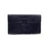 Yves Saint Laurent Pochette Vintage En Cuir Matelassé Black Diamond Noir -Yves Saint Laurent pochette vintage en cuir matelasse black diamond yves saint laurent noir