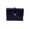 Yves Saint Laurent Pochette Vintage En Satin Noir Avec Nœud Orné -Yves Saint Laurent pochette vintage en satin noir avec nud orne yves saint laurent toile