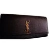 Yves Saint Laurent Pochette Noir Doré -Yves Saint Laurent pochette yves saint laurent cuir noir