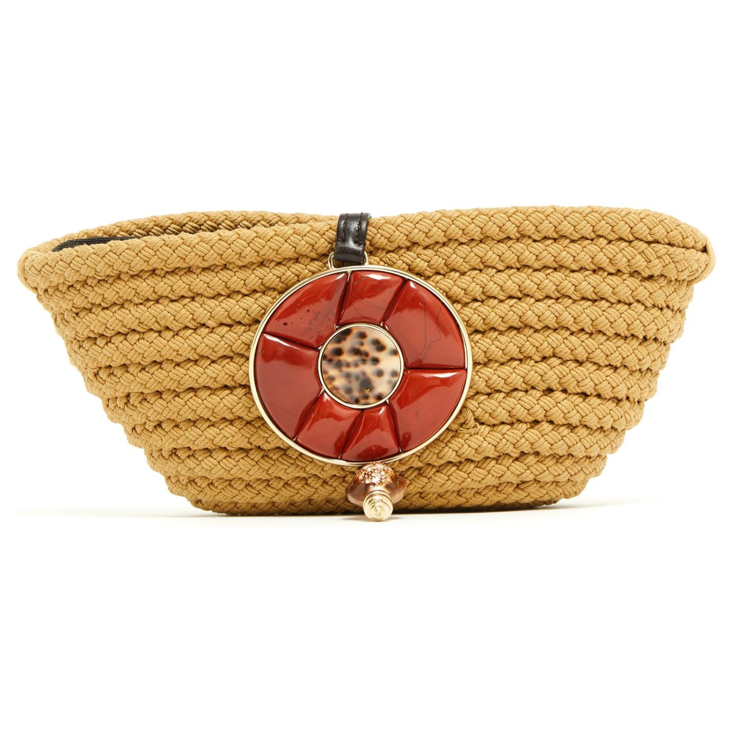 Yves Saint Laurent CORAL CORD JEWEL Beige Doré 3 Yves Saint Laurent CORAL CORD JEWEL Beige Doré