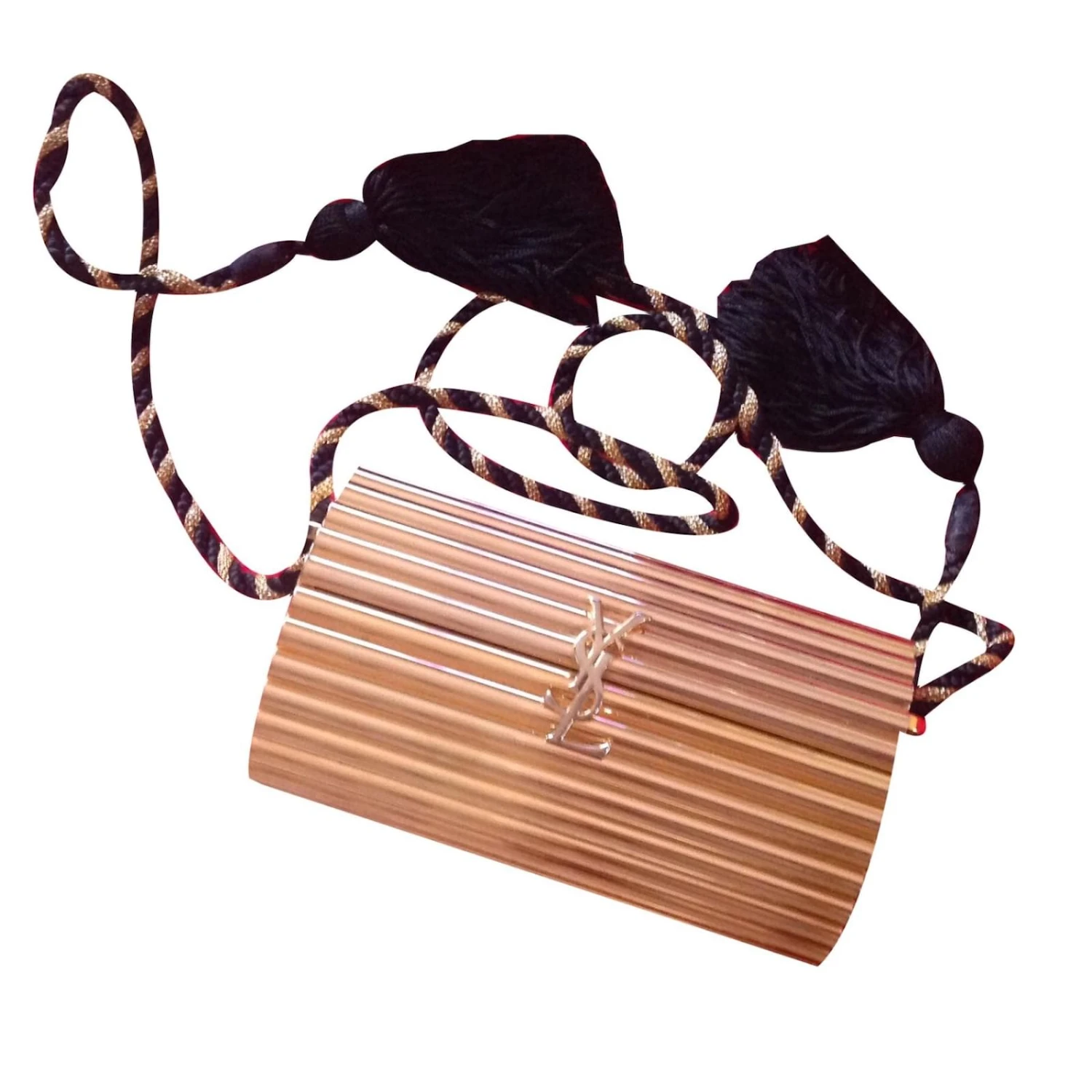 Yves Saint Laurent MINAUDIÈRE STRIÉE DORÉE VINTAGE 3 Yves Saint Laurent MINAUDIÈRE STRIÉE DORÉE VINTAGE