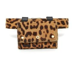 Downtown Yves Saint Laurent PANTHER CLUTCH ON BELT T75/80 Imprimé Léopard