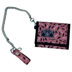 Yves Saint Laurent Portefeuille Yves-Saint-Laurent BUFFALO PINK NYLON RADIO Rose