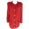 Yves Saint Laurent Manteau Rouge -Yves Saint Laurent pulls gilets manteau yves saint laurent laine rouge