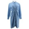 Robe Yves Saint Laurent 38 Bleu -Yves Saint Laurent robe yves saint laurent 38 coton bleu