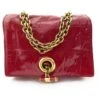SAC A MAIN YVES SAINT LAURENT POCHETTE EVENING 191880 EN CUIR VERNI ROUGE -Yves Saint Laurent sac a main yves saint laurent pochette evening 191880 en cuir verni rouge